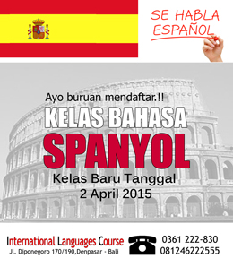 Kursus Bahasa Spanyol di denpasar, kursus bahsa spanyol di bali